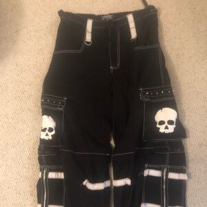 TRIP NYC SKULL PANTS WHITE SIZE LARGE